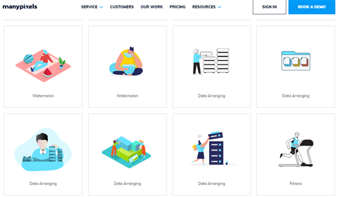 ManyPixels Illustration